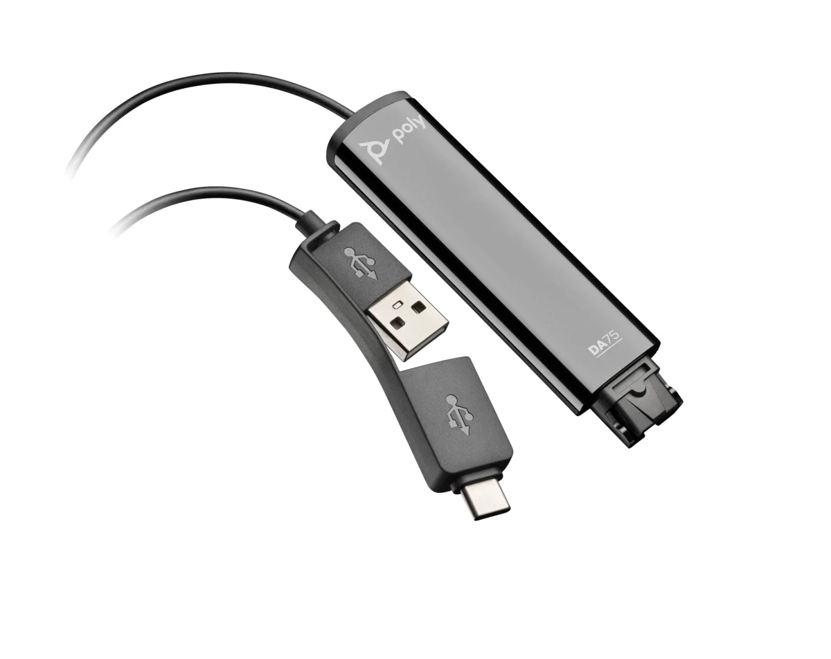 Poly DA75 - Tarjeta de Sonido - USB-C · USB-A - para Victus By Hp Laptop 16 Laptop 14 15 17 Pavilion Plus Laptop 14 16