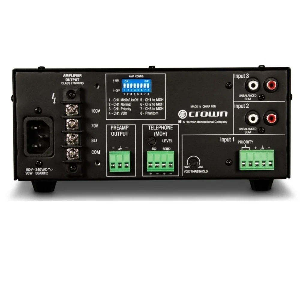 Crown - Power Amplifier - 135MA Amp 220 · 230 · 240V Pkg