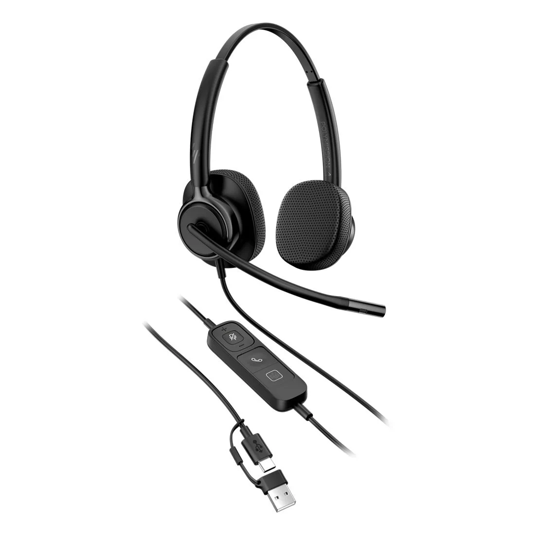 Poly - Mission 425 - Headset - Wired - Stereo