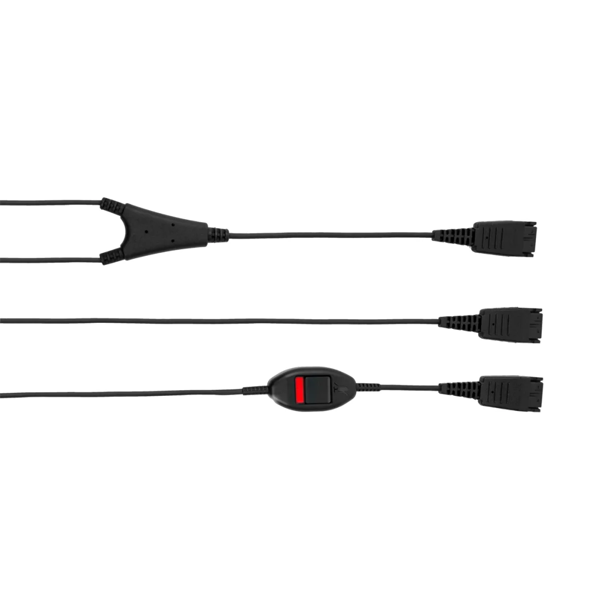 Jabra Supervisor Y-cord - Separador de Auriculares - Desconexión Rápida a Desconexión Rápida