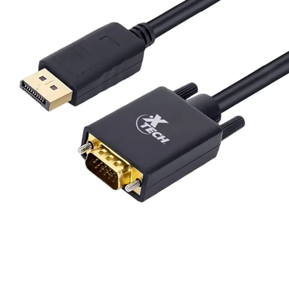 Xtech - DisplayPort · VGA Cable - Negro - XTC-377