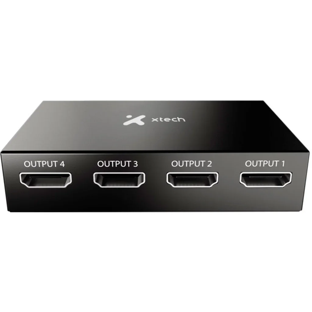 Xtech - HDMI Splitter - 1 Input To 4 Output XHA-420