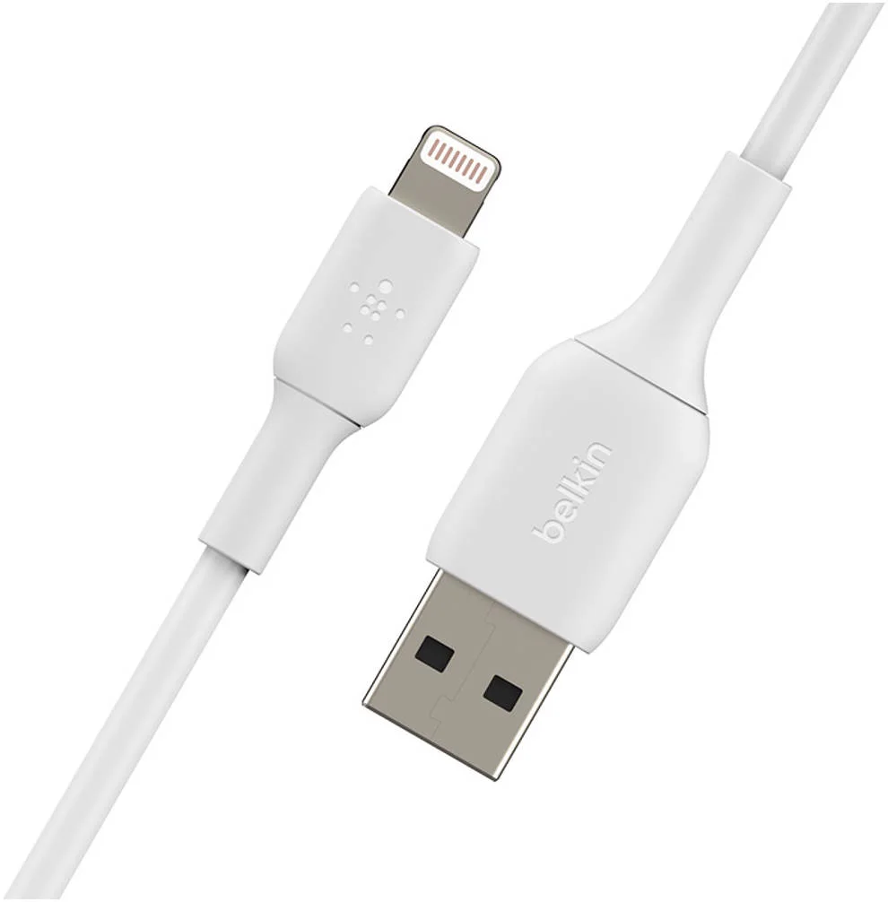 Belkin Boostcharge - Cable Lightning - Lightning Macho a USB Macho - 1 M - Blanco