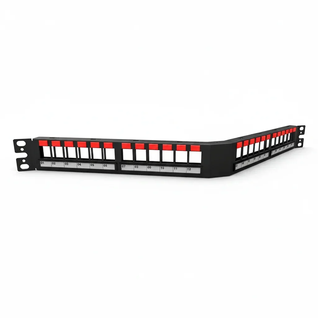Furukawa - Tablero de Conexiones - Negro - 1U - 19" - 24 Puertos