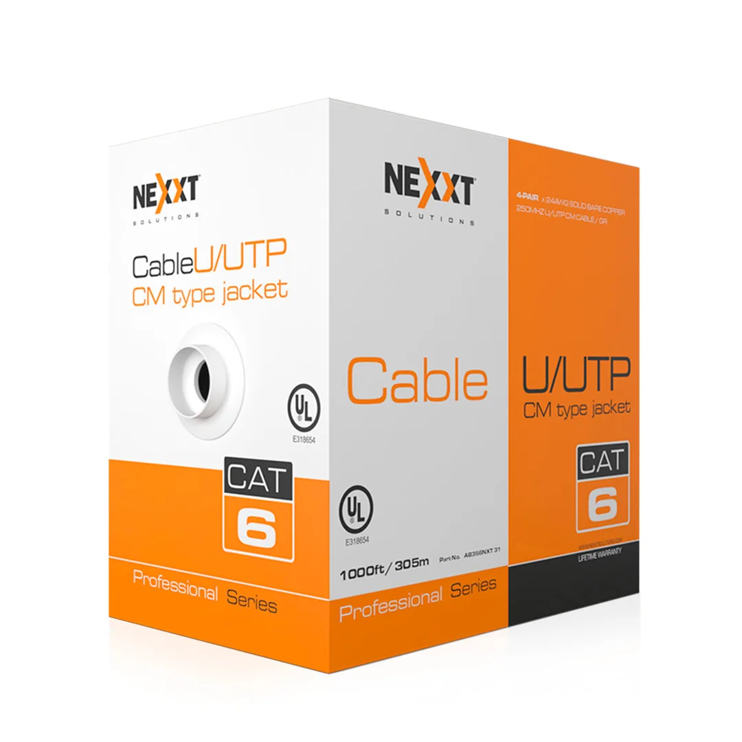 Nexxt Professional CAT6 Utp Cable 4P 24AWG CM 305M Gr