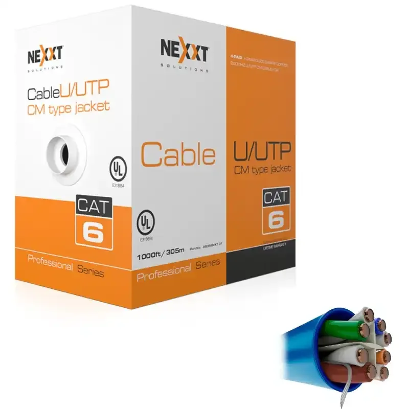 Nexxt Professional CAT6 Utp Cable 4P 24AWG CM 305M Bl