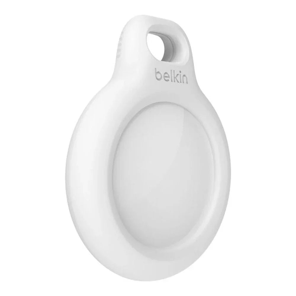Belkin - Soporte de Seguridad para Etiqueta Bluetooth Antiperdida - Blanco - para Apple Airtag