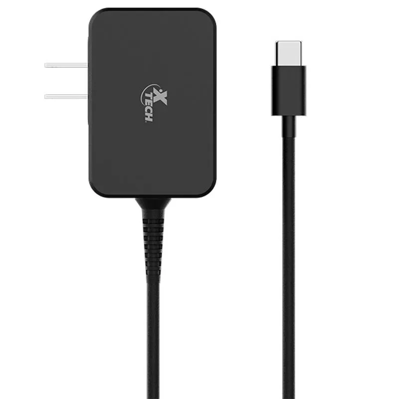 Xtech - 65W Gan USB-C Power Adapter - Voltage 110 · 240VCA - Plug Nema 1-15P 5.9FT XTC-230