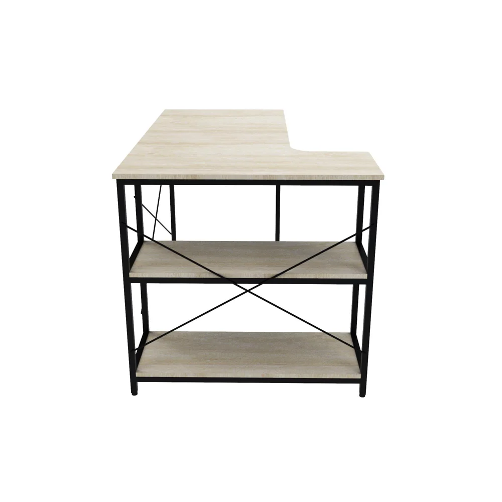 Xtech - Escritorio para Ordenador - con Forma de L - Roble Oscuro