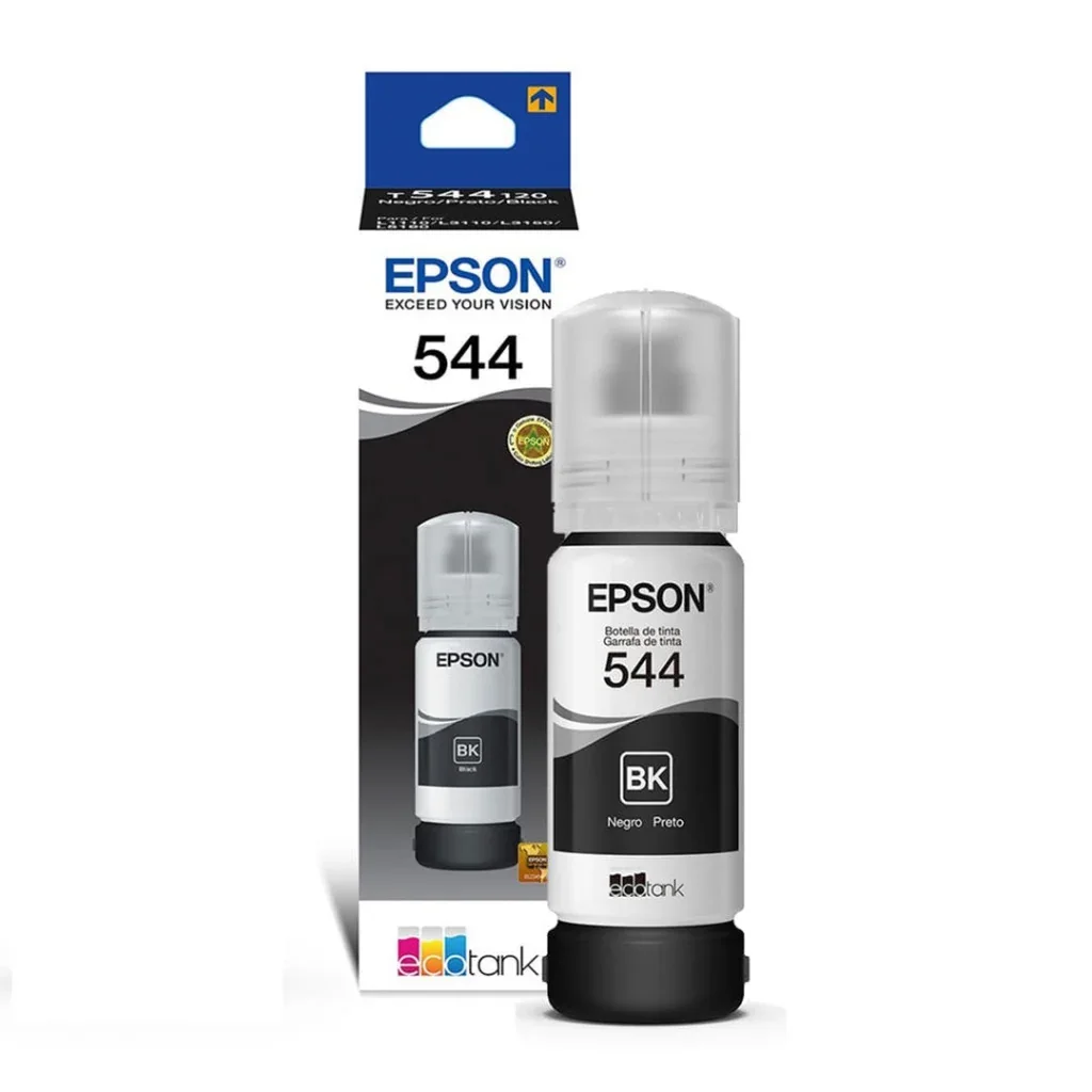 Epson 544 - 65 Ml - Negro - Original - Recarga de Tinta
