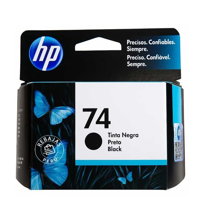 Hp 74 - 4.5 Ml - Negro - Original - Cartucho de Tinta