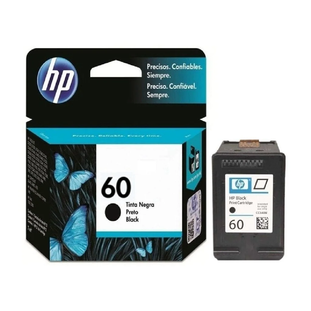 Hp 60 - 4 Ml - Negro - Original - Cartucho de Tinta