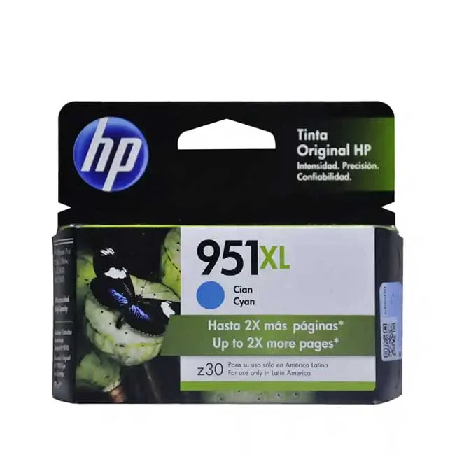 Hp 951XL - 24 Ml - Alto Rendimiento - Cián - Original - Cartucho de Tinta