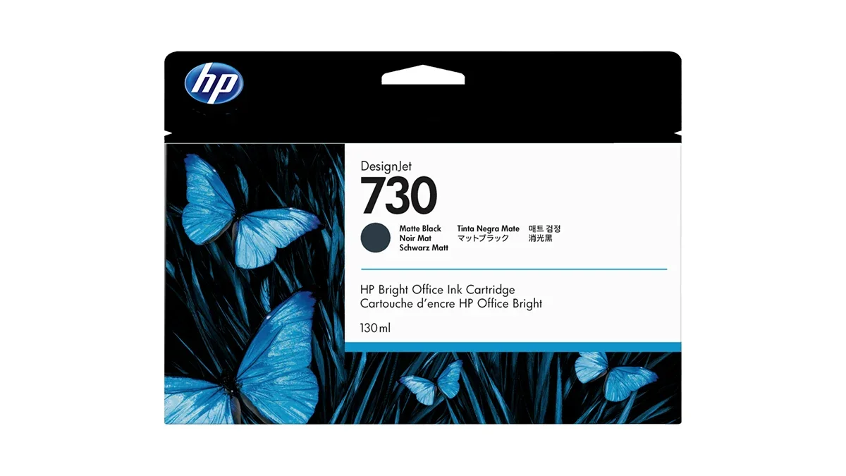 Hp 730 - 130 Ml - Negro Mate - Original - Designjet - Cartucho de Tinta