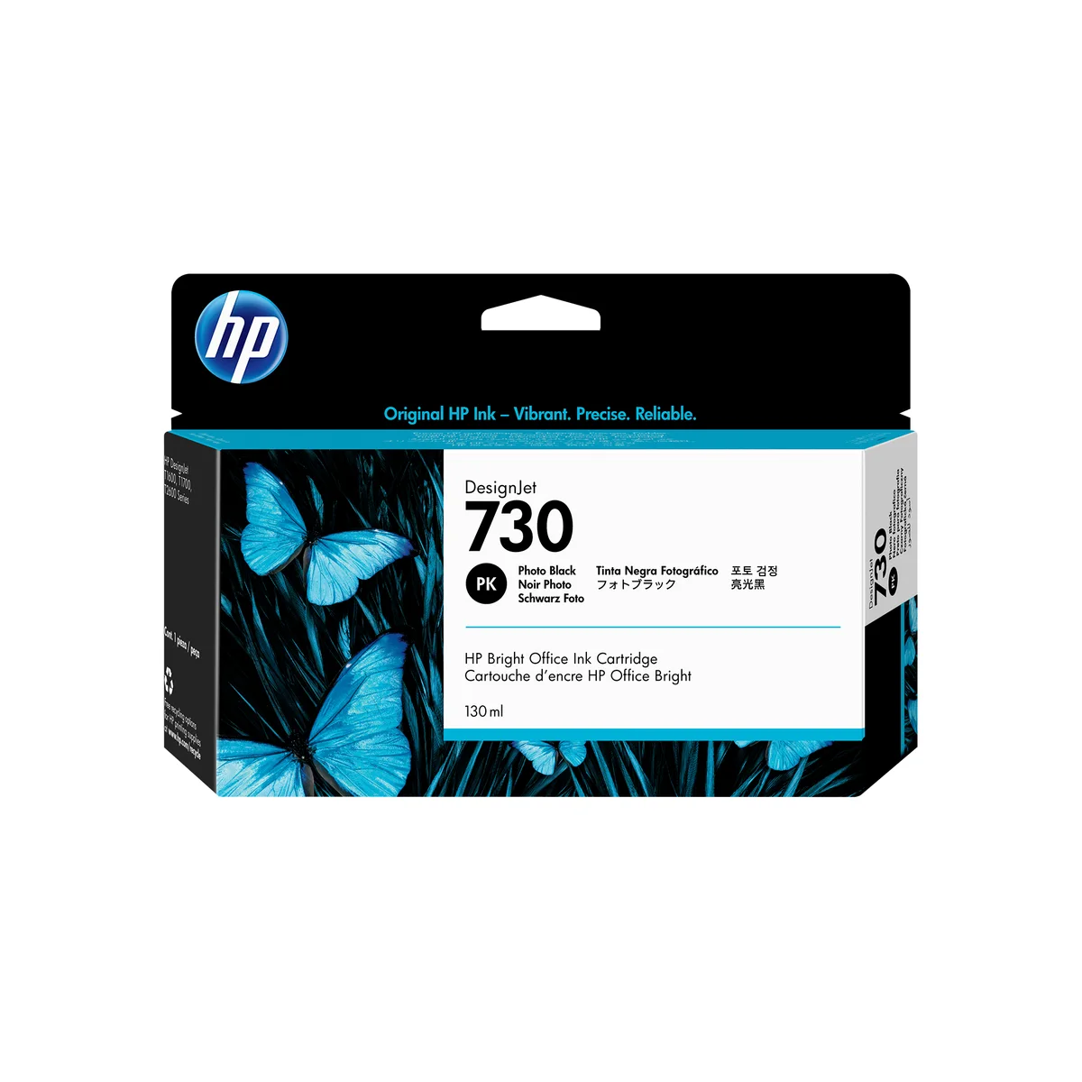 Hp 730 - 130 Ml - Photo Negro - Original - Designjet - Cartucho de Tinta