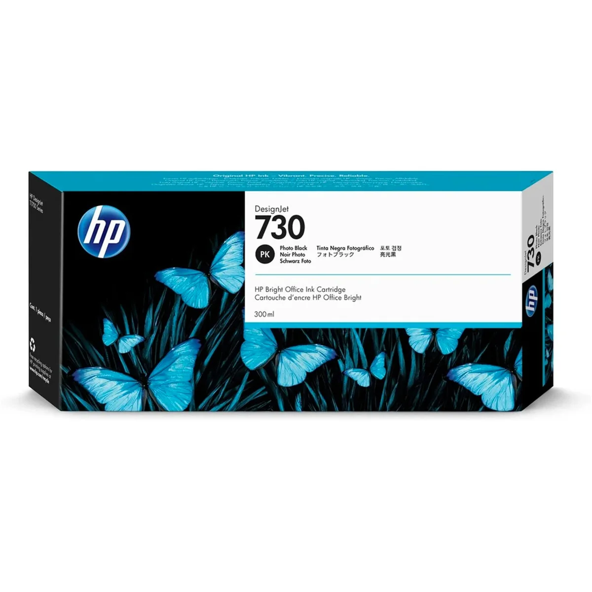 Hp 730 - 300 Ml - Gran Capacidad - Photo Negro - Original - Designjet - Cartucho de Tinta