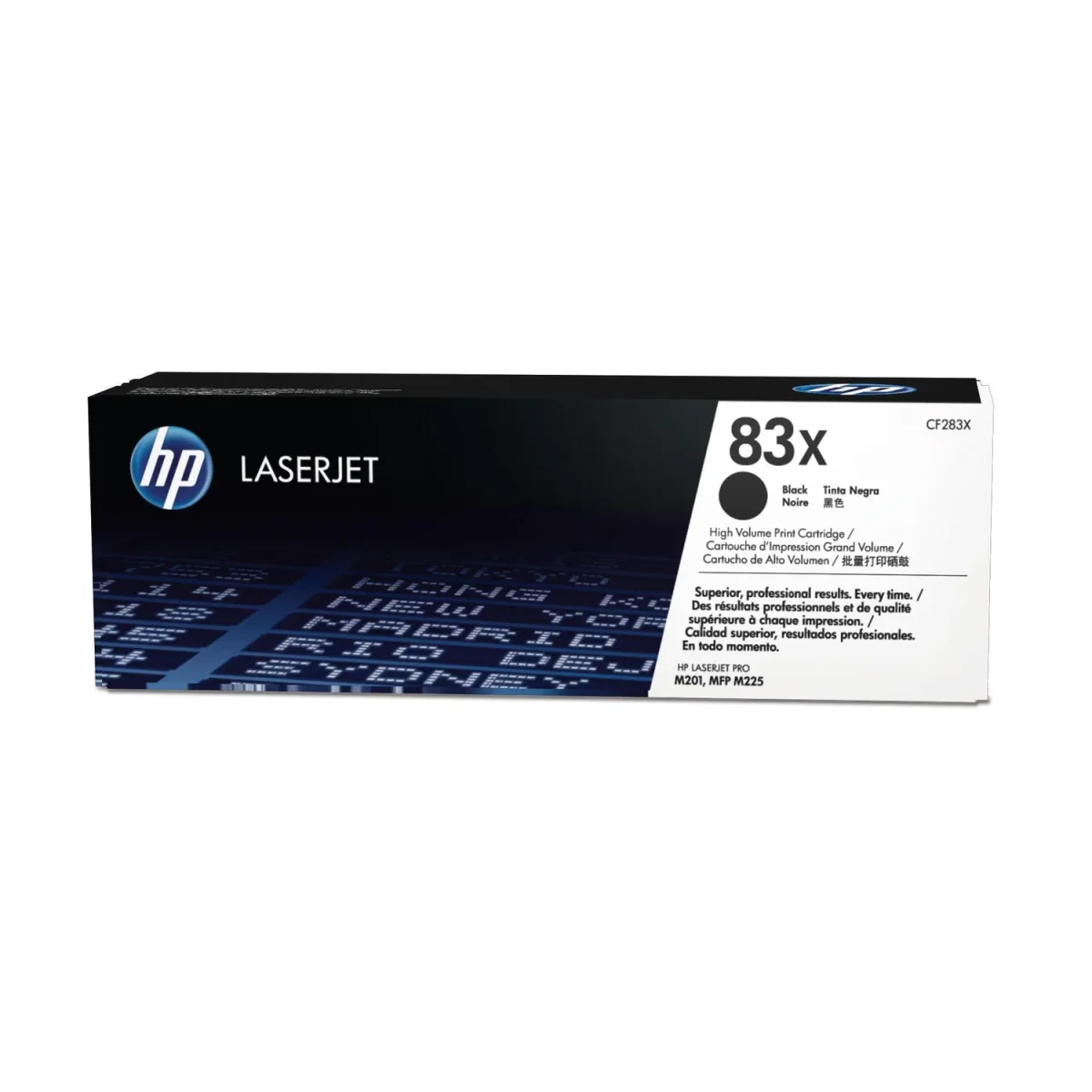 Hp 83x - Alto Rendimiento - Negro - Original - Laserjet - Cartucho de Tóner (CF283X)