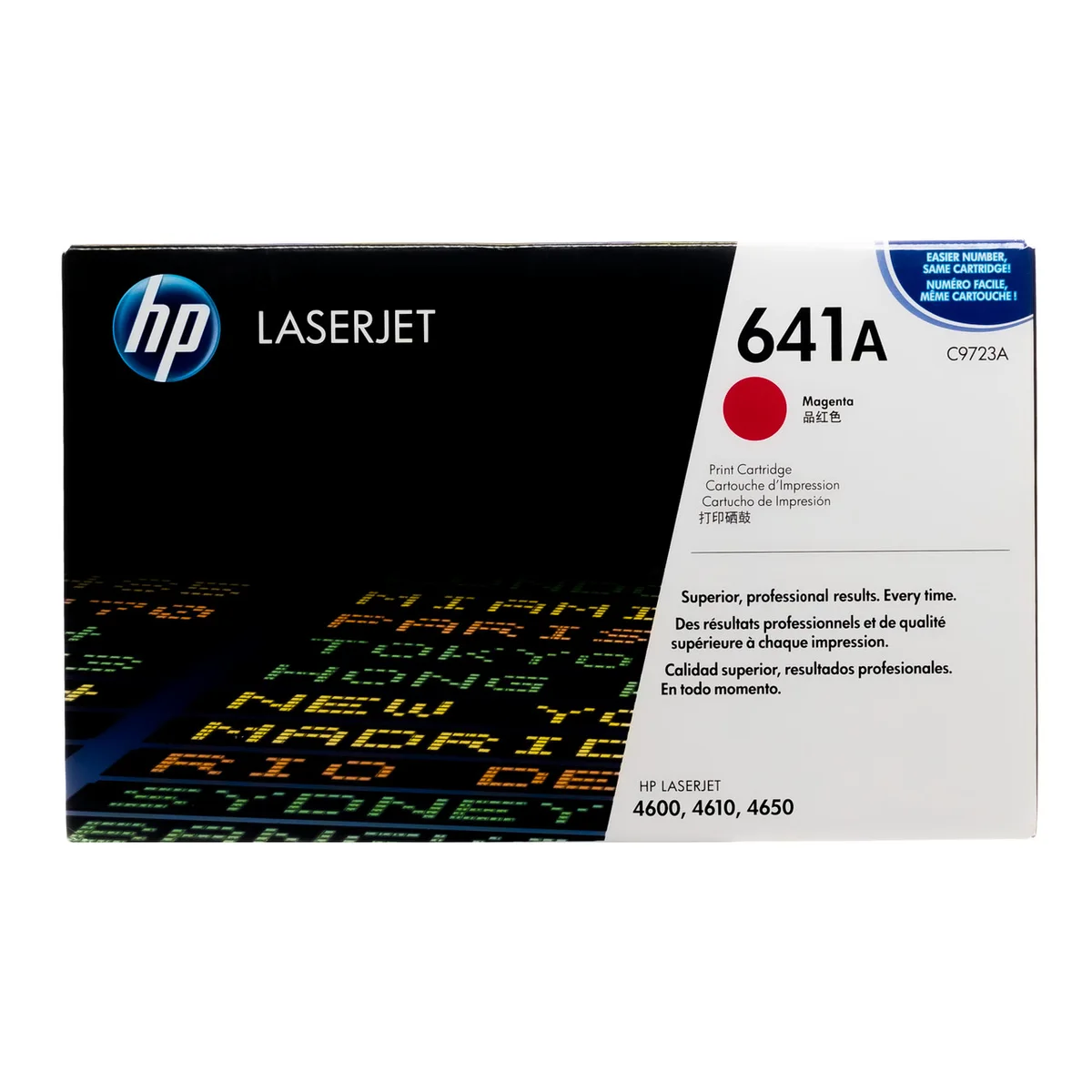 Hp 641A - Magenta - Original - Laserjet - Cartucho de Tóner (C9723A) - para Color Laserjet 4600 4610 4650