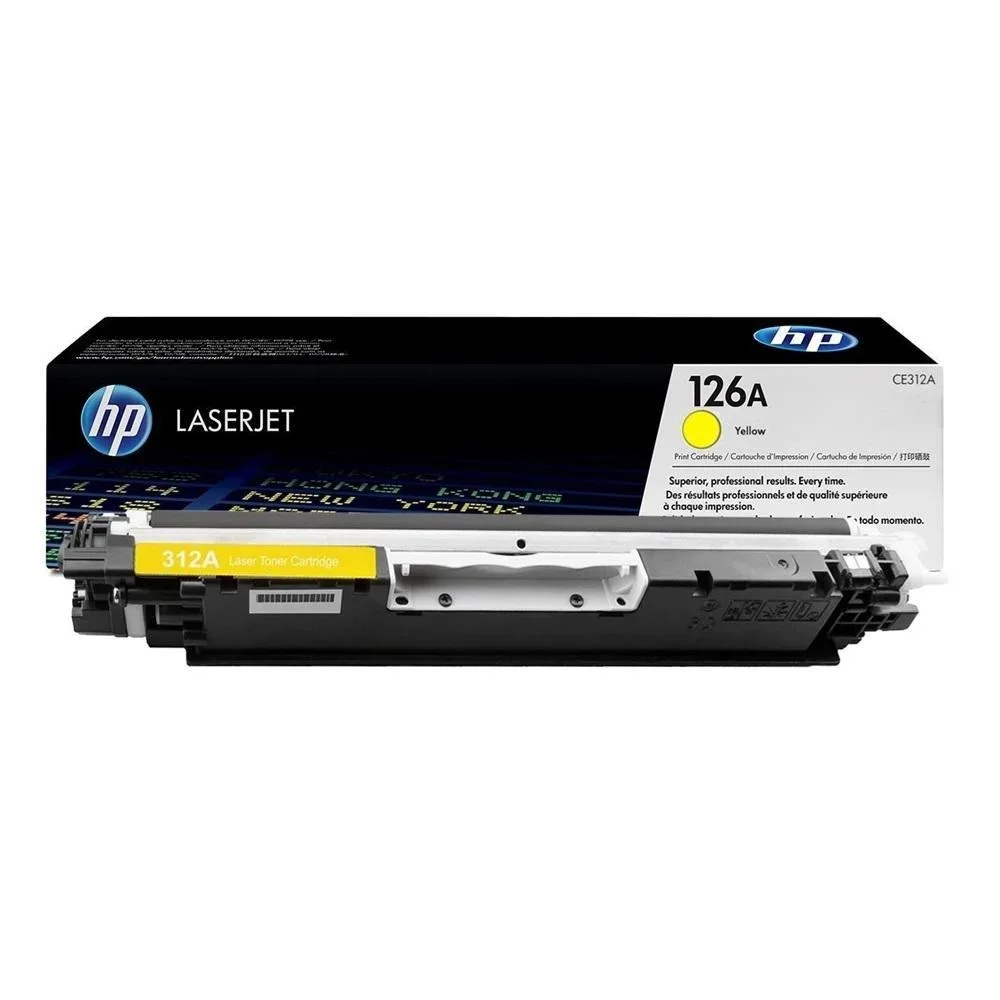 Hp 126A - Amarillo - Original - Laserjet - Cartucho de Tóner (CE312A)