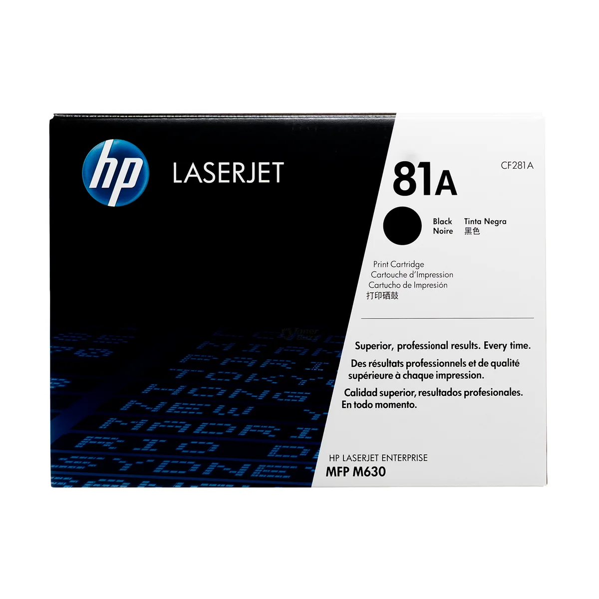 Hp 81A - Negro - Original - Laserjet - Cartucho de Tóner (CF281A)
