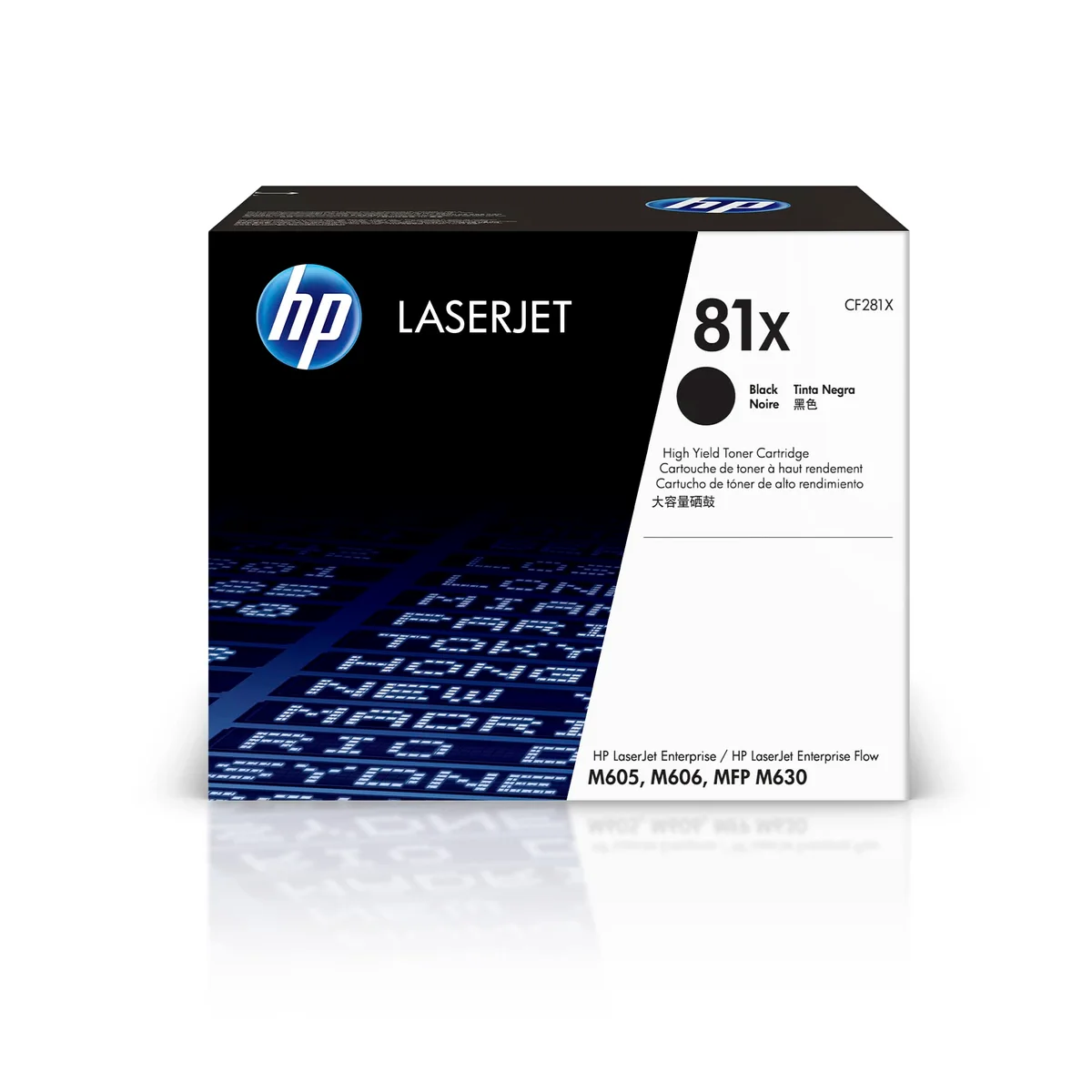 Hp 81x - Alto Rendimiento - Negro - Original - Laserjet - Cartucho de Tóner (CF281X)