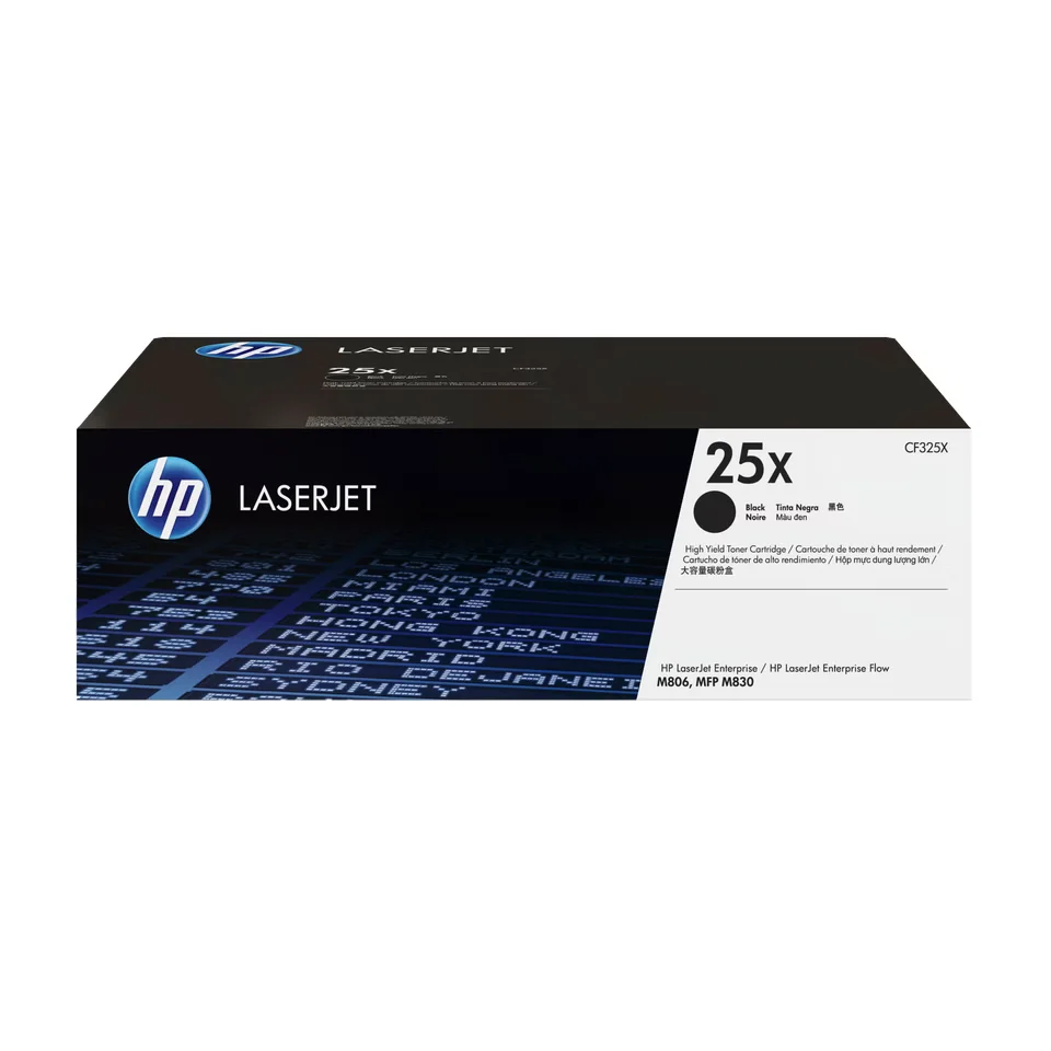 Hp 25x - Alto Rendimiento - Negro - Original - Laserjet - Cartucho de Tóner (CF325X)