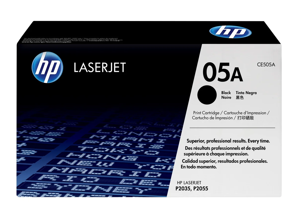 Hp 05A - Negro - Original - Laserjet - Cartucho de Tóner (CE505A)