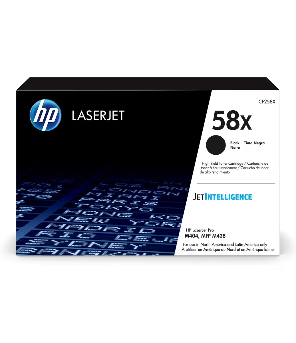 Hp 58x - Gran Capacidad - Negro - Original - Laserjet - Cartucho de Tóner (CF258X)