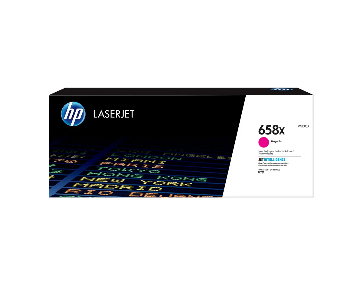 Hp 658x - Gran Capacidad - Magenta - Original - Laserjet - Cartucho de Tóner (W2003X)