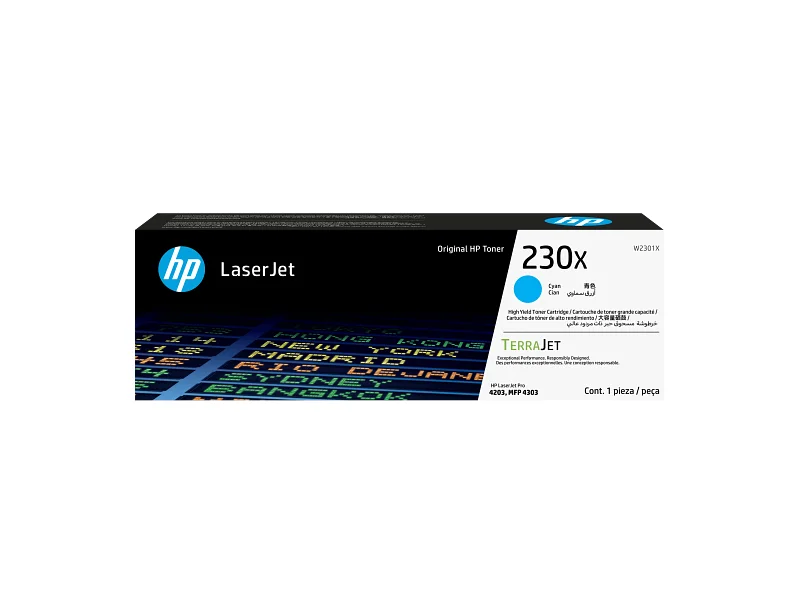 Hp 230x - Cián - Original - Laserjet - Cartucho de Tóner (W2301X)