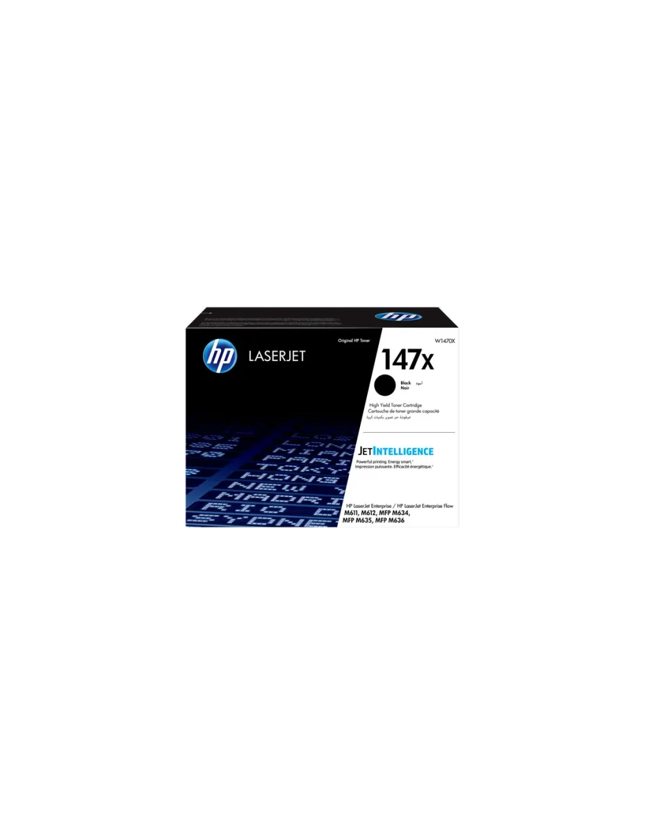 Hp 147x - Alto Rendimiento - Negro - Original - Laserjet - Cartucho de Tóner (W1470X)