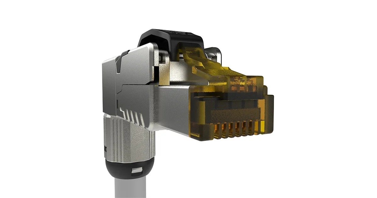 Nexxt Solutions Infrastructure - Modular Plug Termination Link - CAT6A - Packaged Quantity: 1 - 90 Grados
