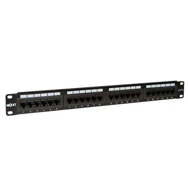 Nexxt - Tablero de Conexiones - Cat 6 - 19" - 24 Puertos