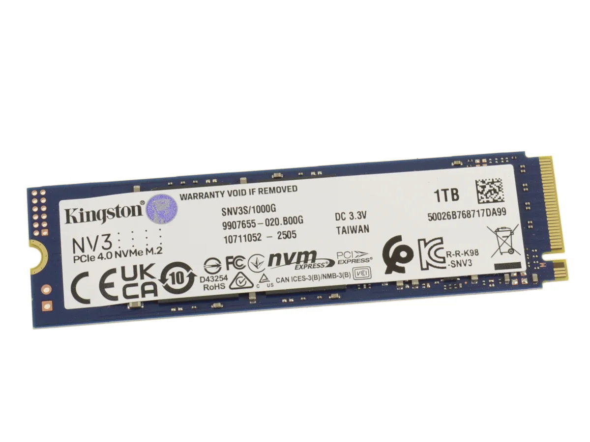 Kingston - Internal Hard Drive - 1 TB - Solid State Drive - NV3 M.2 2280 NVME