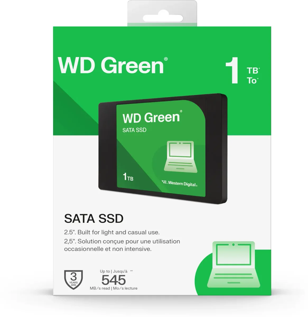 Western Digital Wd Green SSD - Internal Hard Drive - 1 TB - 2.5" - Solid State Drive