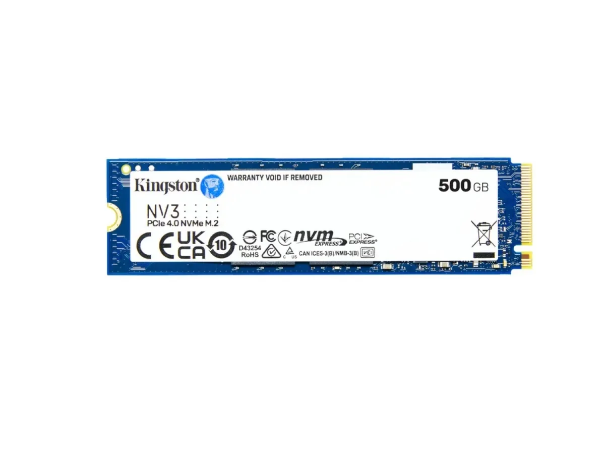 Kingston - Internal Hard Drive - 500 GB - Solid State Drive - NV3 M.2 2280 NVME Up To 6000 M