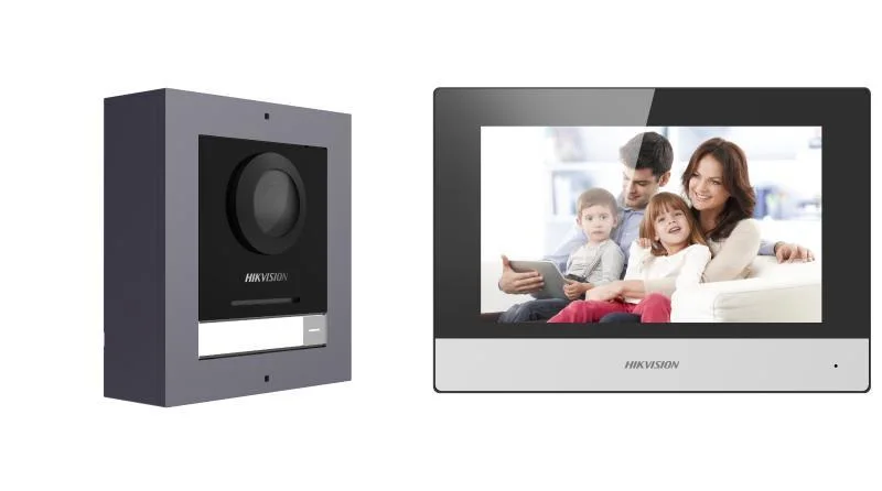 Hikvision DS-KIS602(B) - Sistema de Intercomunicación de Vídeo LAN 10 · 100 802.11B, 802.11G 802.11N) - 7" Monitor LCD