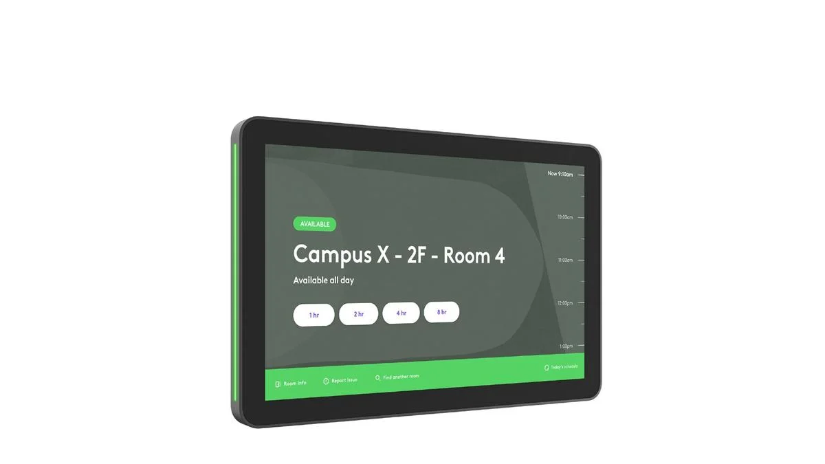 Logitech Tap Scheduler Purpose-built Scheduling Panel For Meeting Rooms - Dispositivo de Vídeoconferencia - Certificado para Equipos de Microsoft, Certificado por Zoom