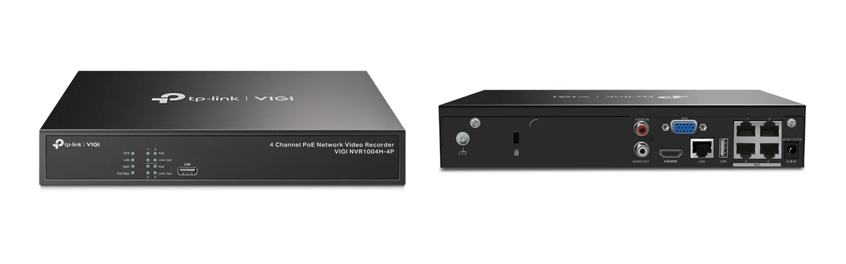 Tp-link Vigi NVR1004H-4P V1 - Nvr - 4 Canales - en Red