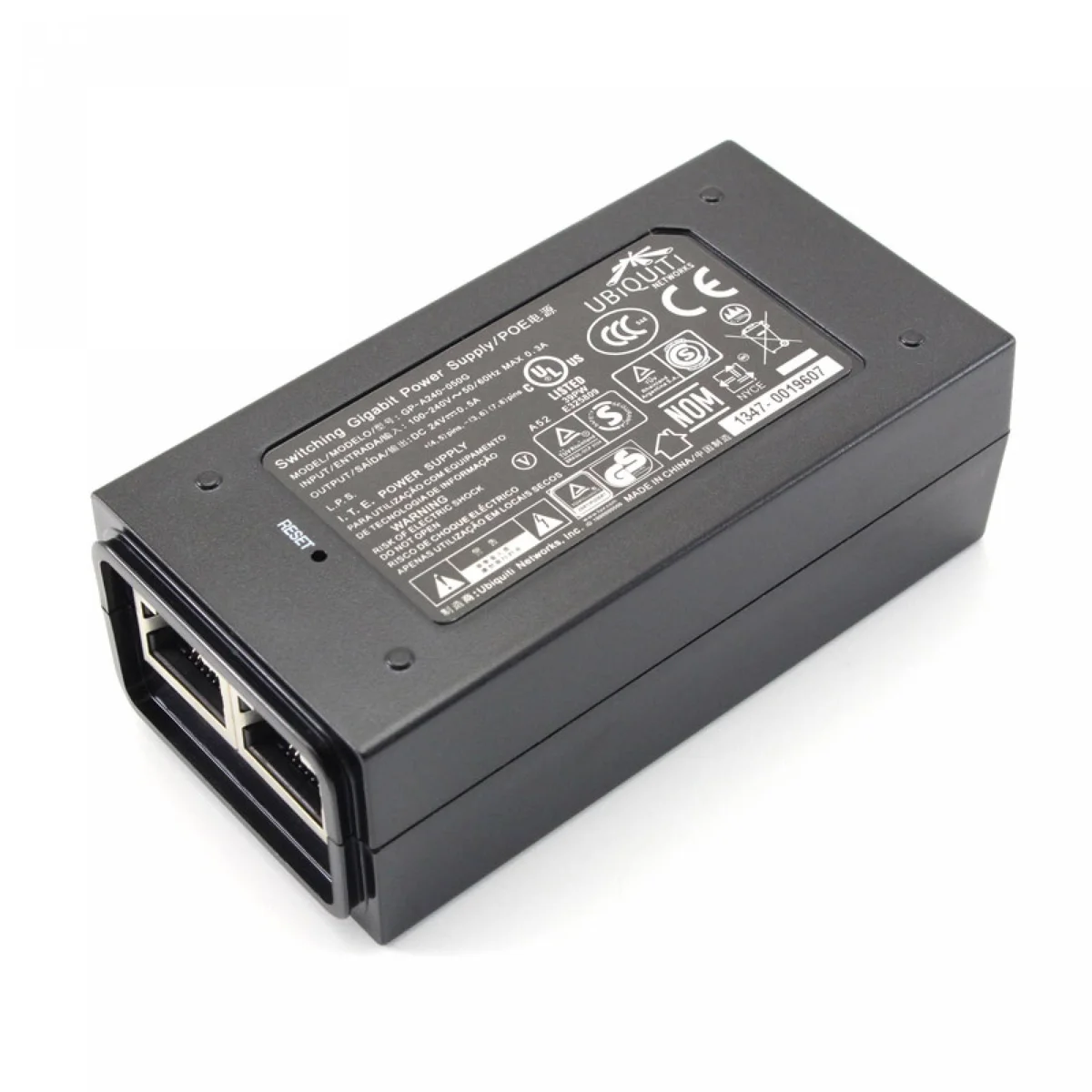 Ubiquiti Networks POE-24-12W-G - Inyector de Corriente - Ca 90-260 V - 12 Vatios