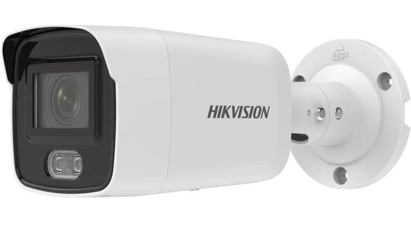 Hikvision 4 Mp Panoramic Colorvu Fixed Bullet Network Camera - Built-in Mic - 4MP - Outdoor - H.265+