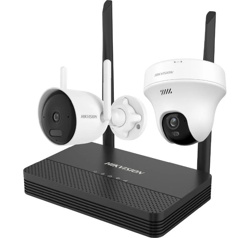 Hikvision - Surveillance Camera - Indoor · Outdoor - 4MP Bullet + 5MP Turret WIFI N