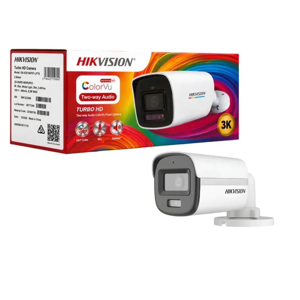 Hikvision - Surveillance Camera - DS-2CE10KF0T-LPTS Two Way Audi
