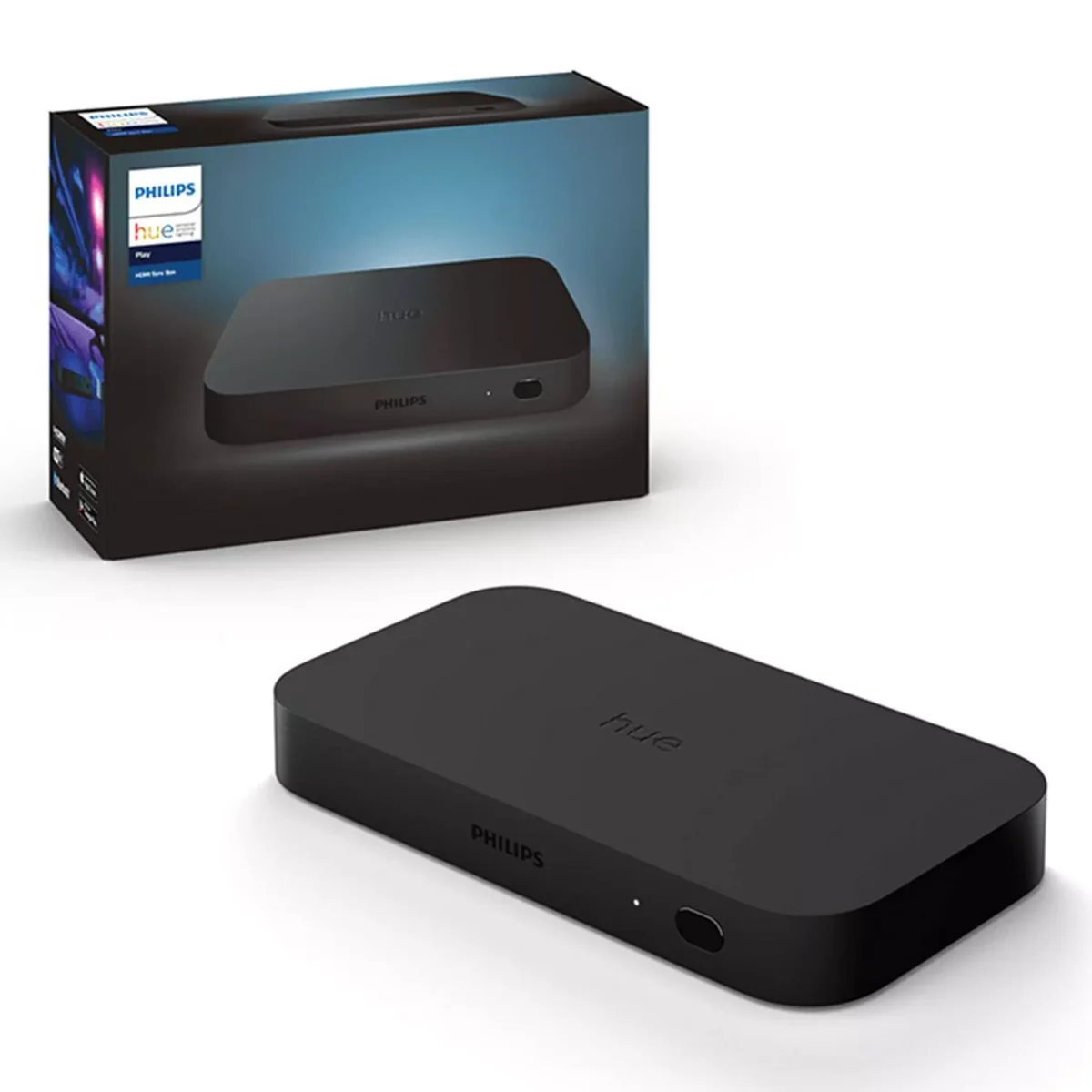 Philips Hue Play HDMI Sync Box - Controlador de Luces LED - Inalámbrico - 802.11B/G · N, Bluetooth 4.2 - Negro