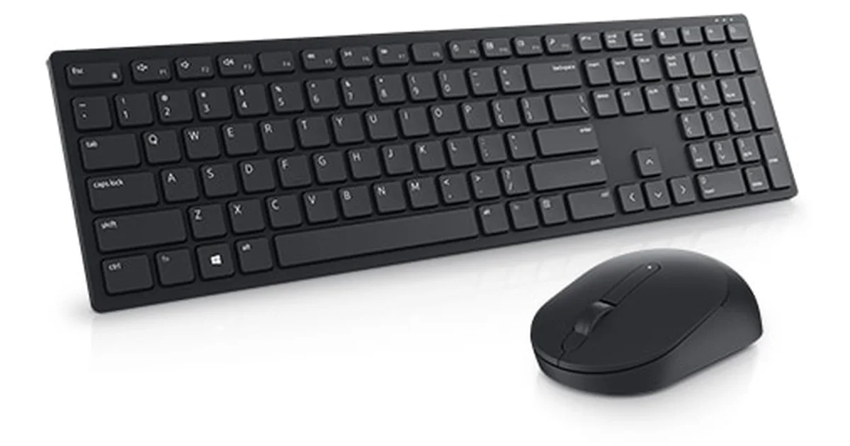 Dell Pro Keyboard And Mouse KM5221W - Juego Dell Teclado y Ratón - Inalámbrico - 2.4 GHZ - Qwerty