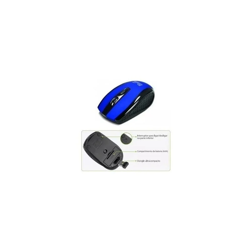 Klip Xtreme KMW-340 - Ratón - Diestro - Óptico - 6 Botones - Inalámbrico - 2.4 GHZ