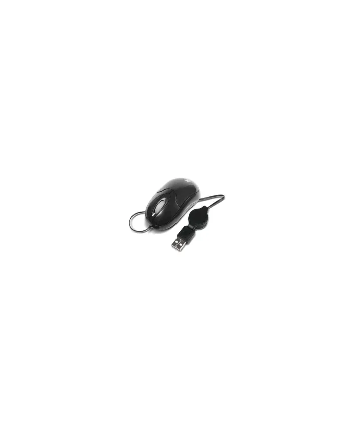 Xtech XTM-150 - Ratón - Cableado - USB - Negro - Óptico - Cable Retráctil