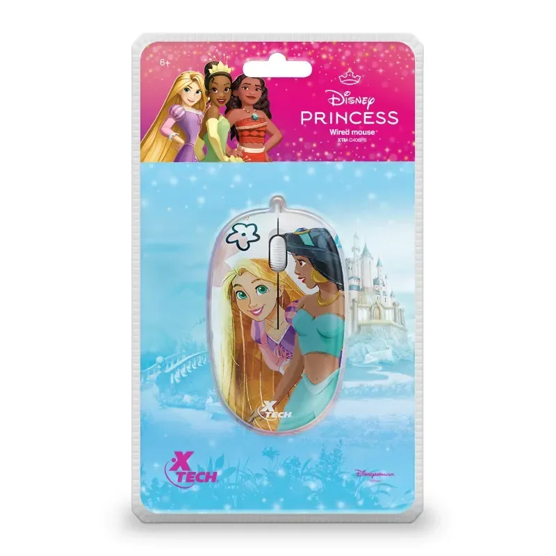 Xtech - XTM-D406PS - Mouse - USB - Wired - Disney Princess