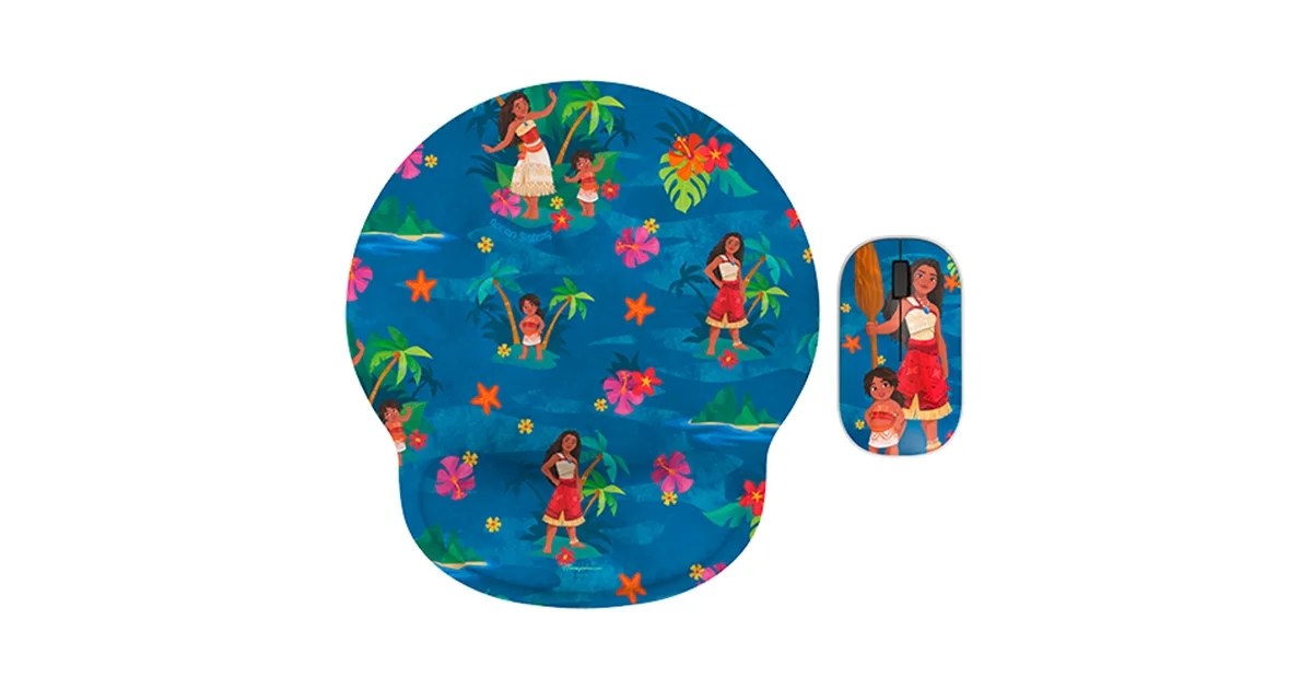 Xtech - XTM-DKT3MO - Mouse And Mouse Pad Kit - 2.4 GHZ - Wireless - Moana 2 KT3MO