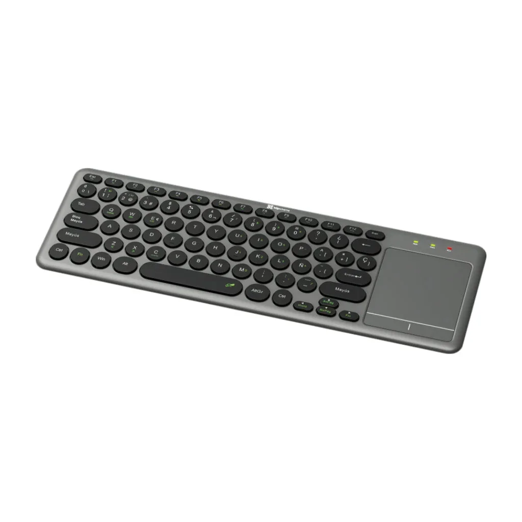Klip Xtreme - Keyboard - Spanish - Wireless - 2.4 GHZ · Bluetooth 5.0 - Gray · Negro